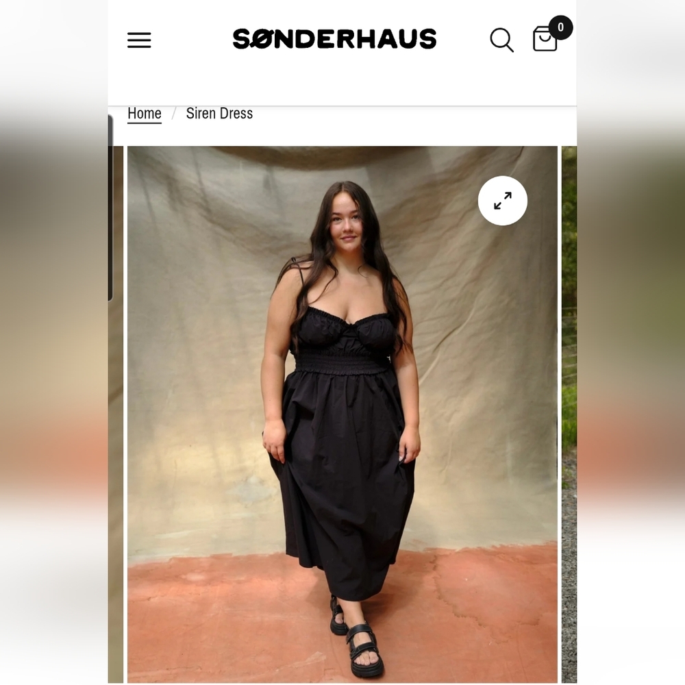 NWOT SØNDERHAUS Black Siren Dress